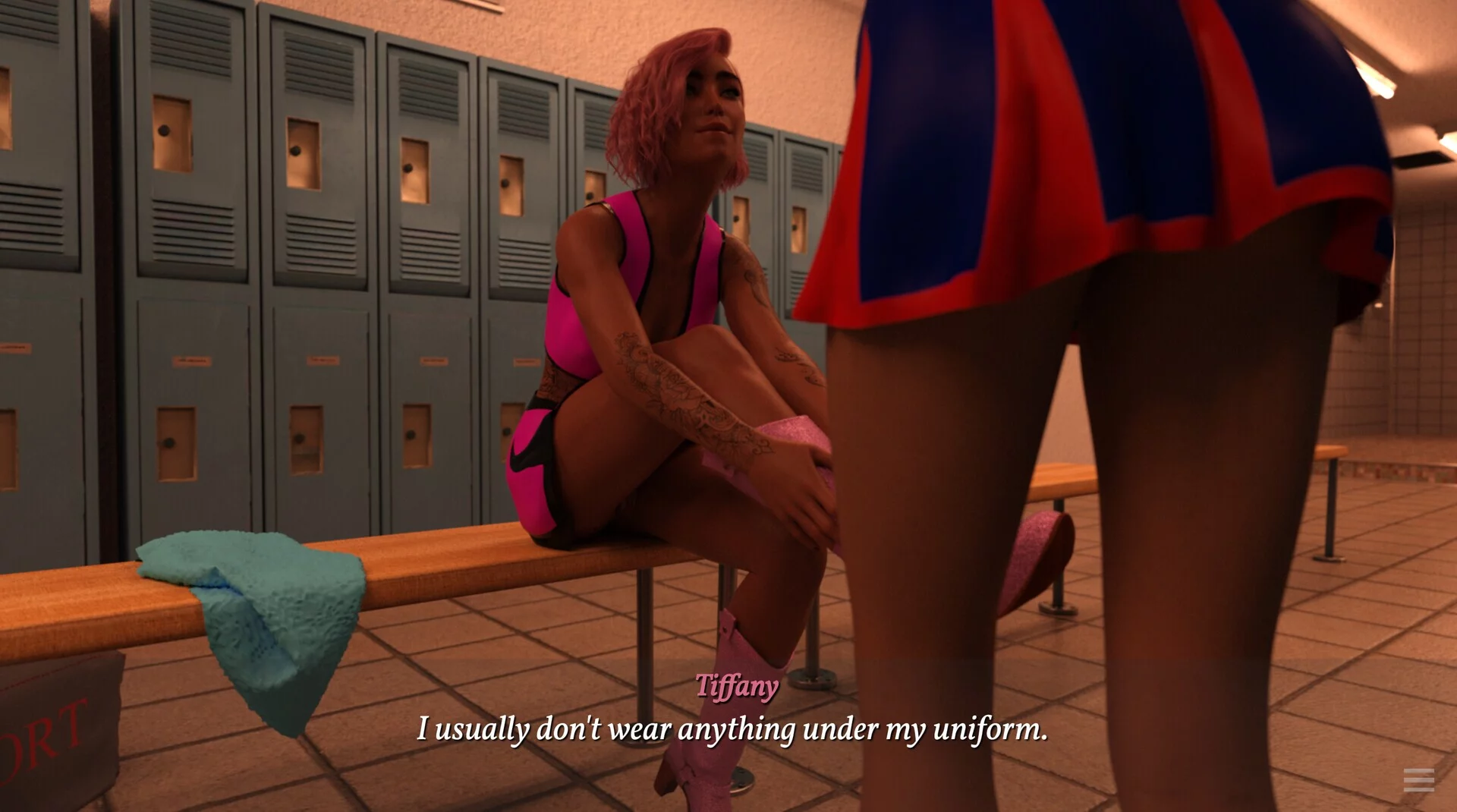 Изображение игры: Futanari Sex - Locker Room Affair