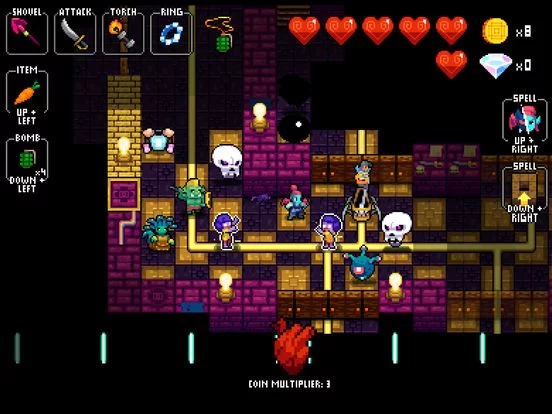 Изображение игры: NecroDancer: AMPLIFIED