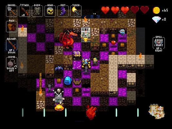 Изображение игры: NecroDancer: AMPLIFIED
