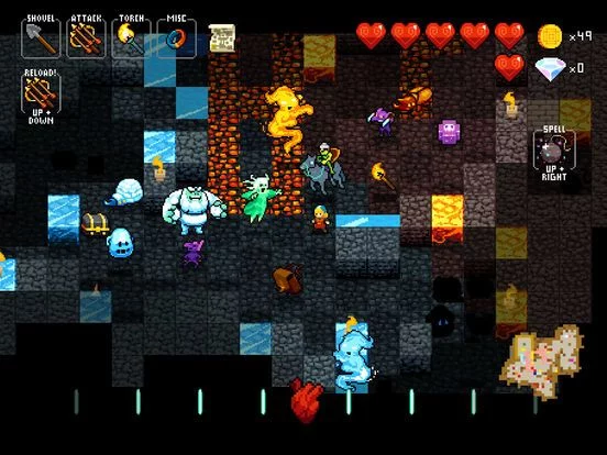 Изображение игры: NecroDancer: AMPLIFIED