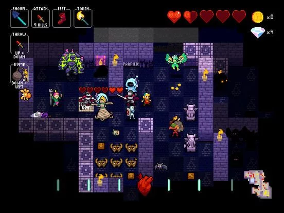 Изображение игры: NecroDancer: AMPLIFIED