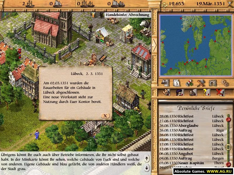 Изображение игры: Patrician 2: Quest for Power