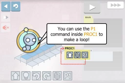 Изображение игры: Lightbot: Programming Puzzles