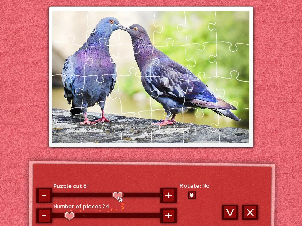 Изображение игры: Holiday Jigsaw Valentine's day