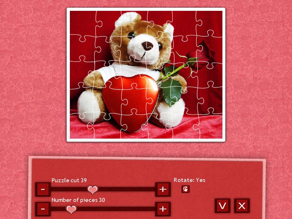 Изображение игры: Holiday Jigsaw Valentine's day