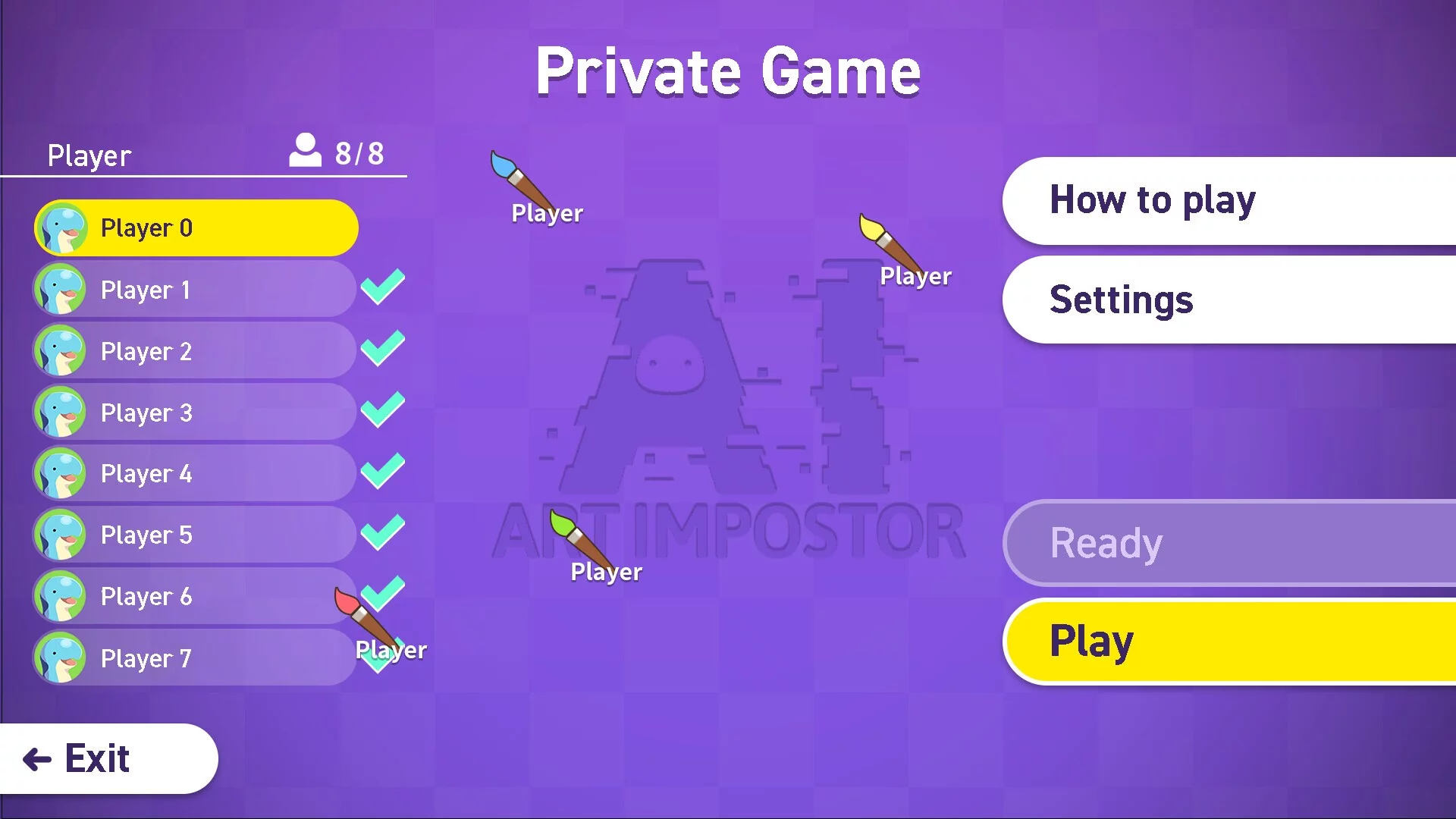 Изображение игры: AI: Art Impostor