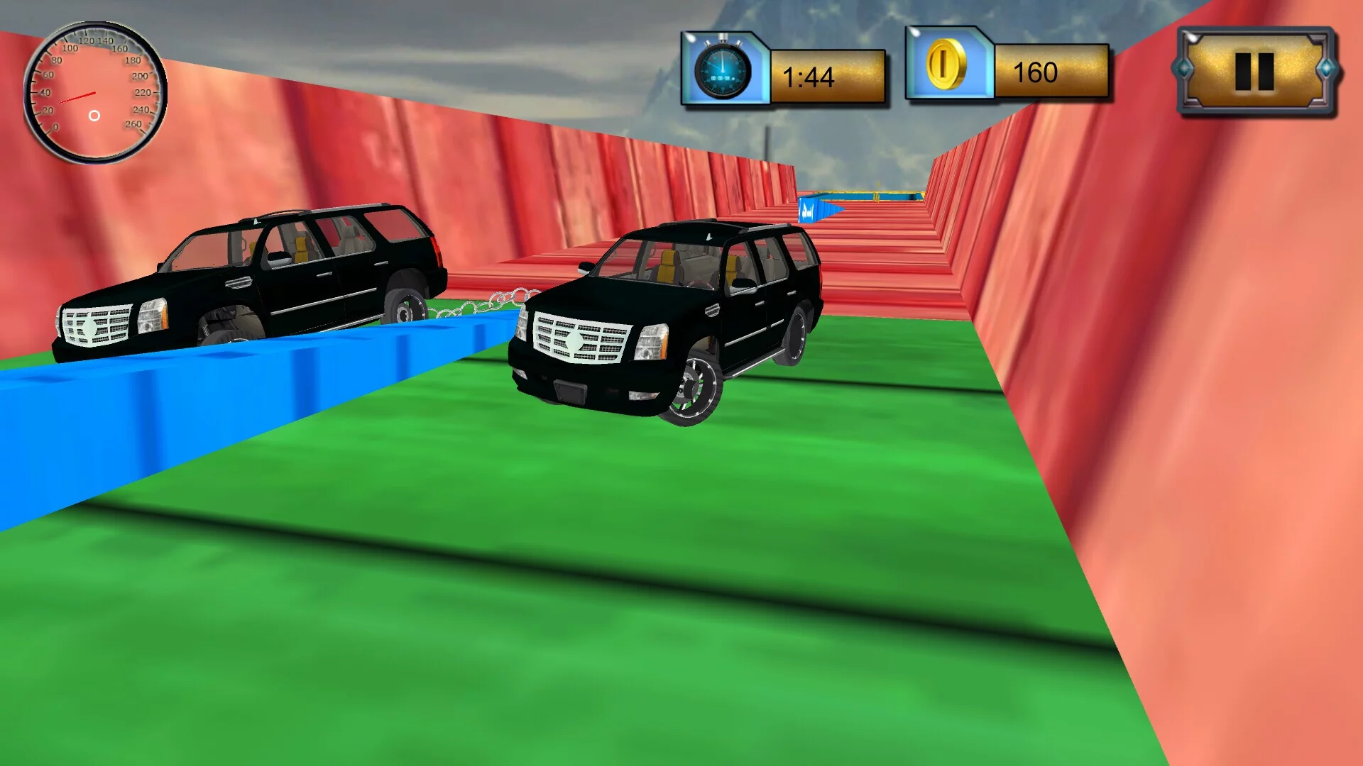 Изображение игры: Two Cars Stunts Edition