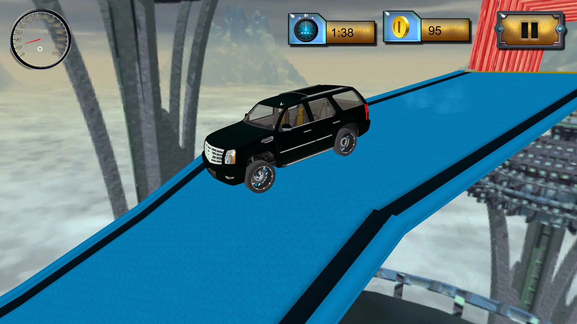 Изображение игры: Two Cars Stunts Edition