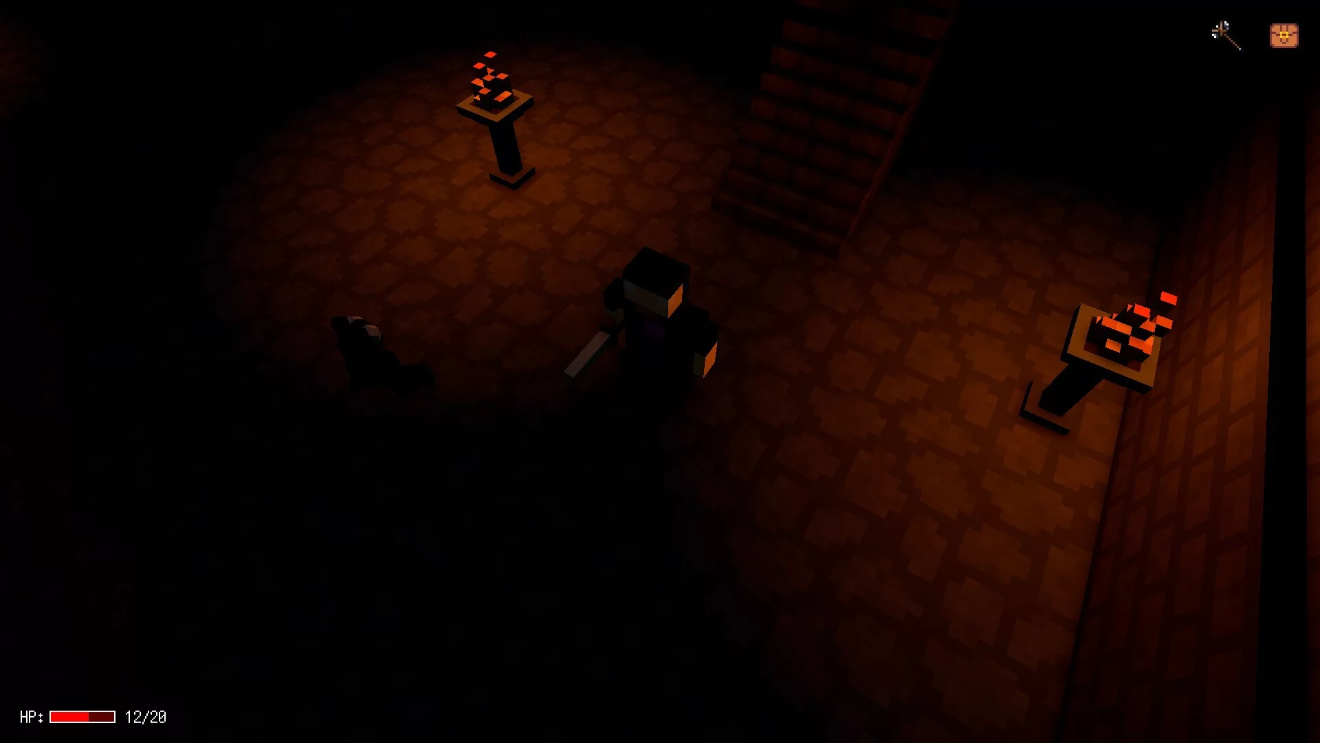 Изображение игры: Spooky Halloween in the Voxel World