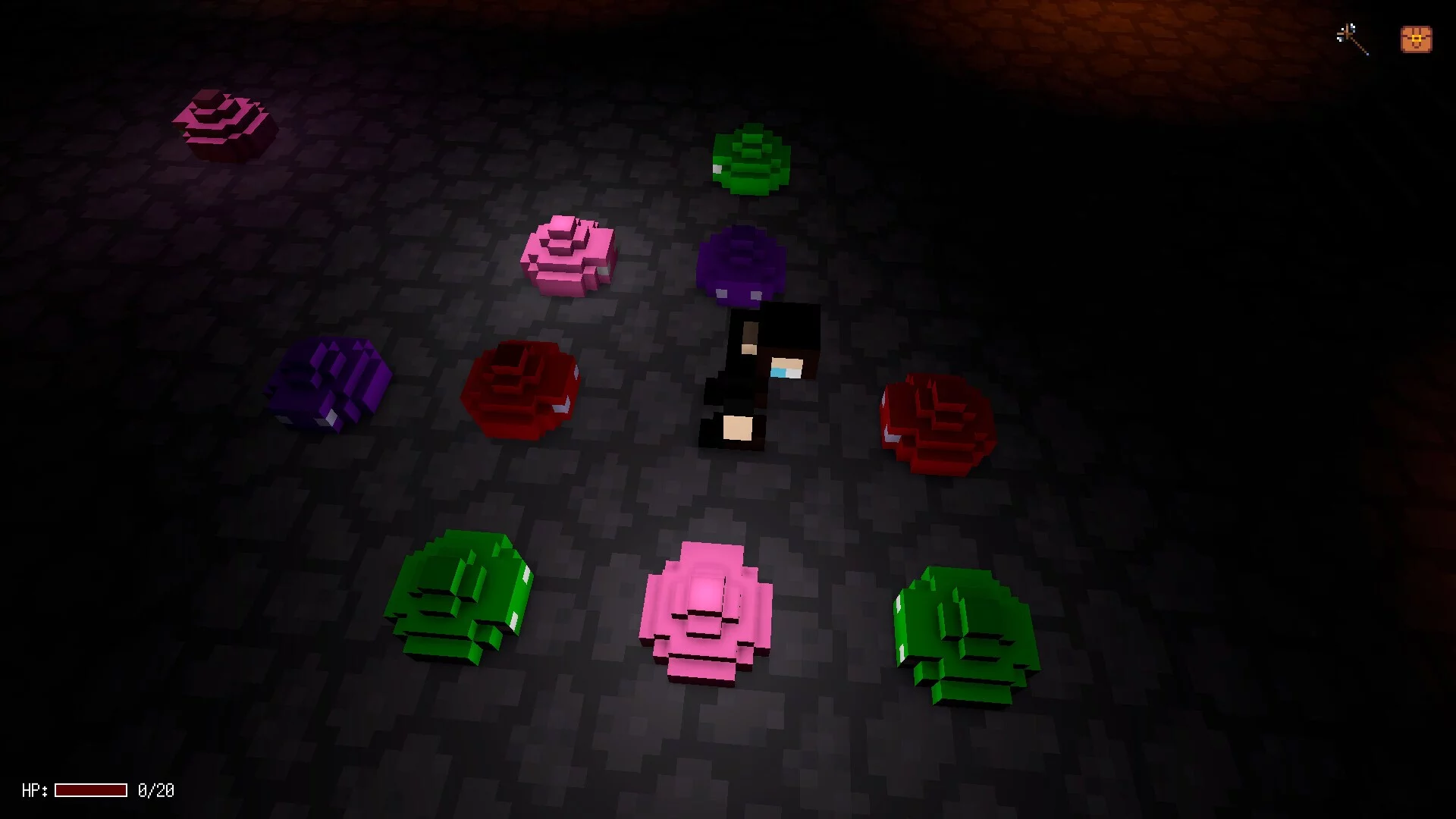 Изображение игры: Spooky Halloween in the Voxel World