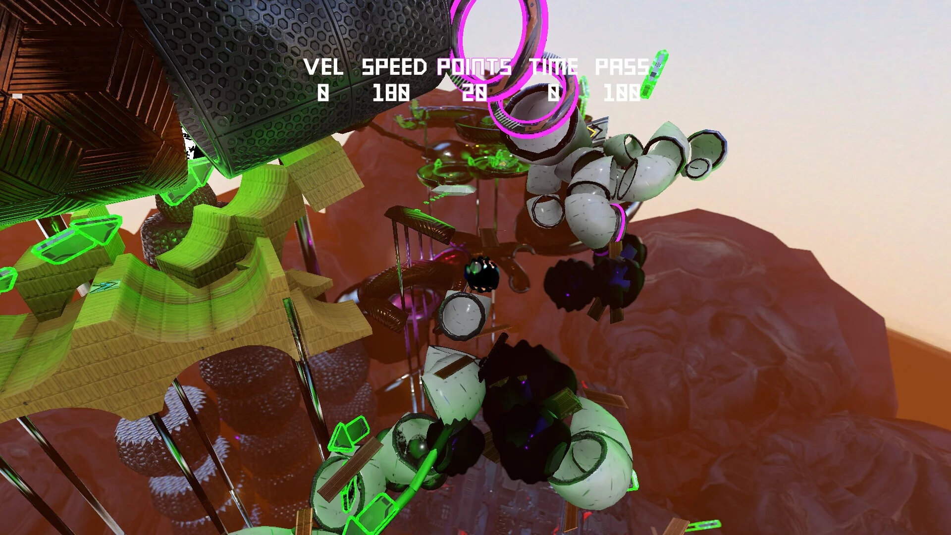 Изображение игры: Space Cheetah Hyper Runner