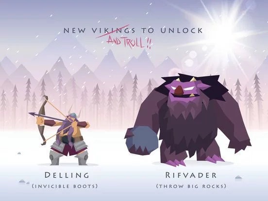 Изображение игры: Vikings: an Archer's Journey