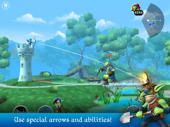 Изображение игры: Tiny Archers