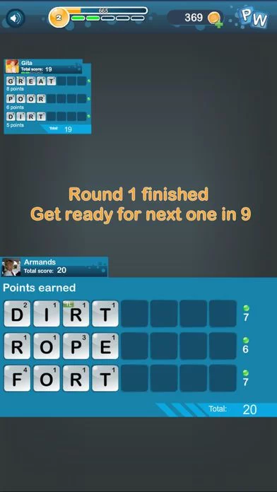 Изображение игры: Puzzly Words: unscramble words