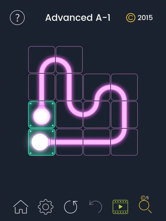 Изображение игры: Puzzle Glow