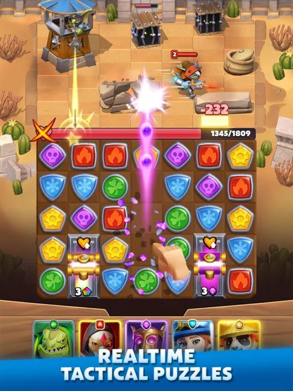 Изображение игры: Puzzle Breakers: RPG Online