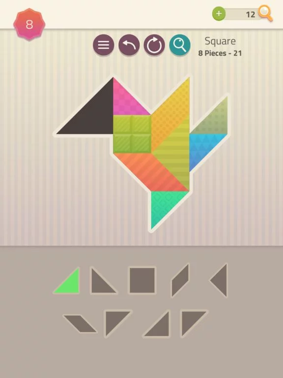 Изображение игры: Polygrams - Tangram Puzzles