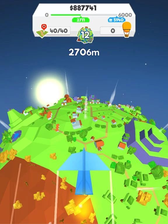Изображение игры: Paper Plane Planet