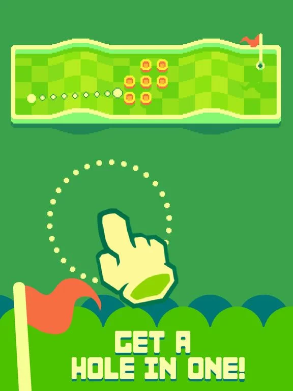 Изображение игры: Nano Golf: Hole In One