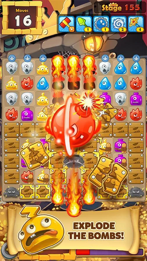 Изображение игры: MonsterBusters: Match 3 Puzzle