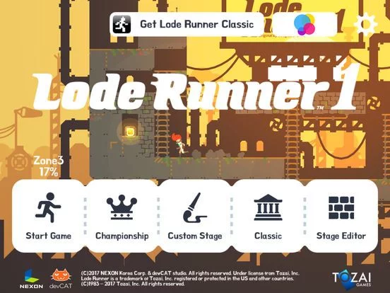 Изображение игры: Lode Runner 1
