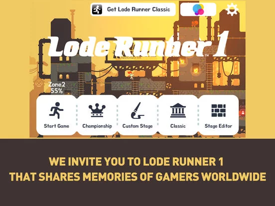 Изображение игры: Lode Runner 1