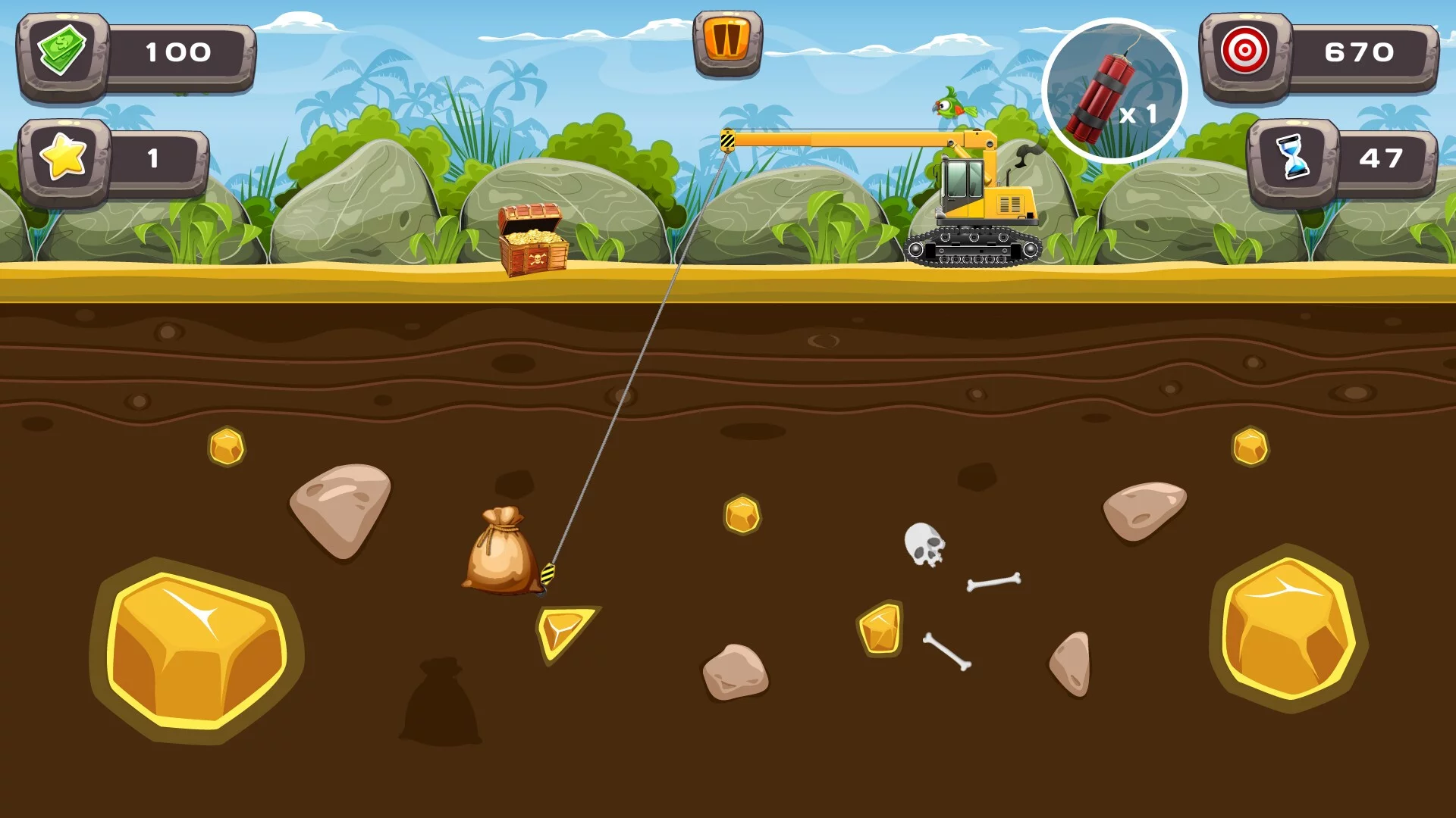 Изображение игры: Gold Miner