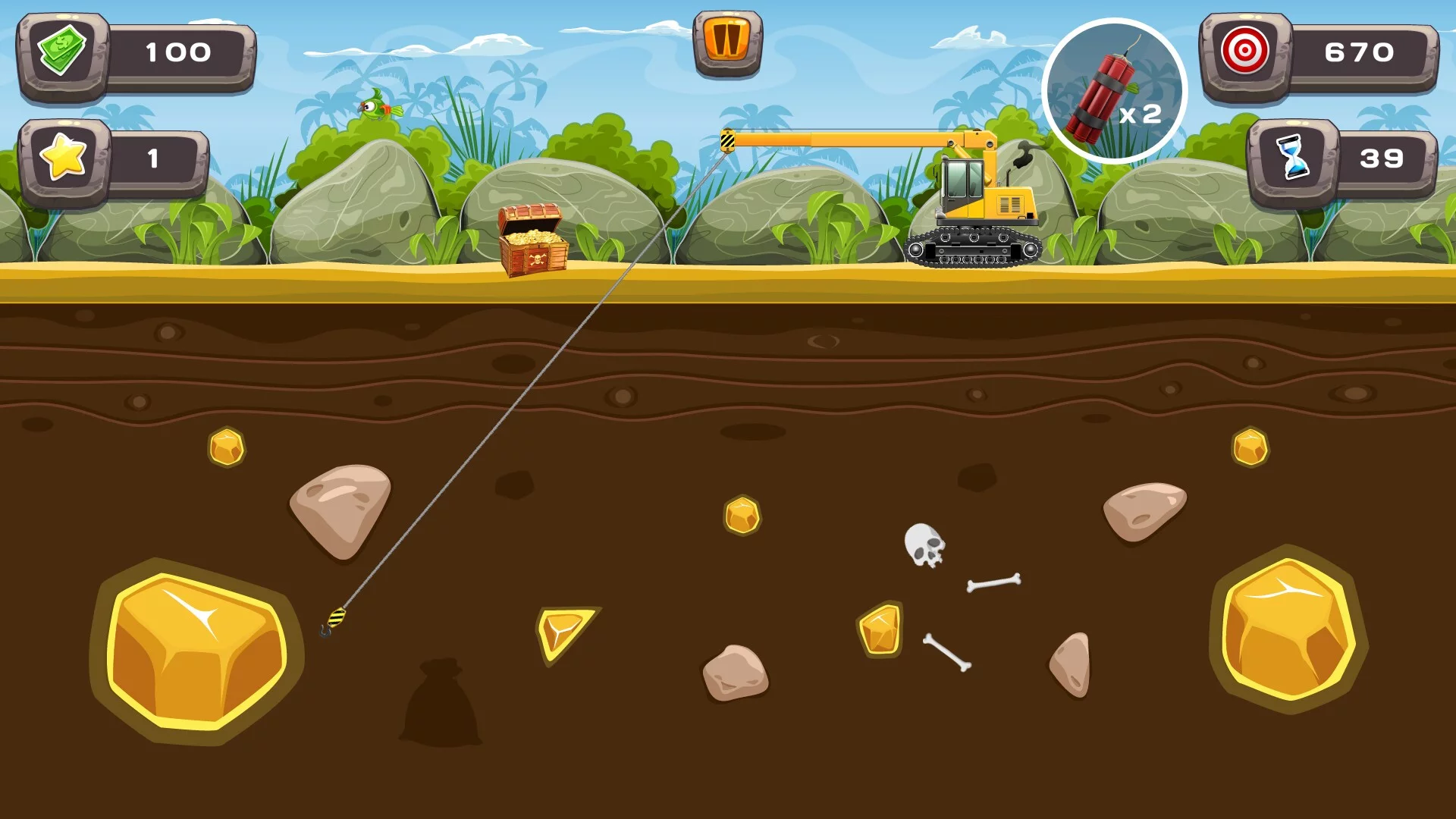 Изображение игры: Gold Miner