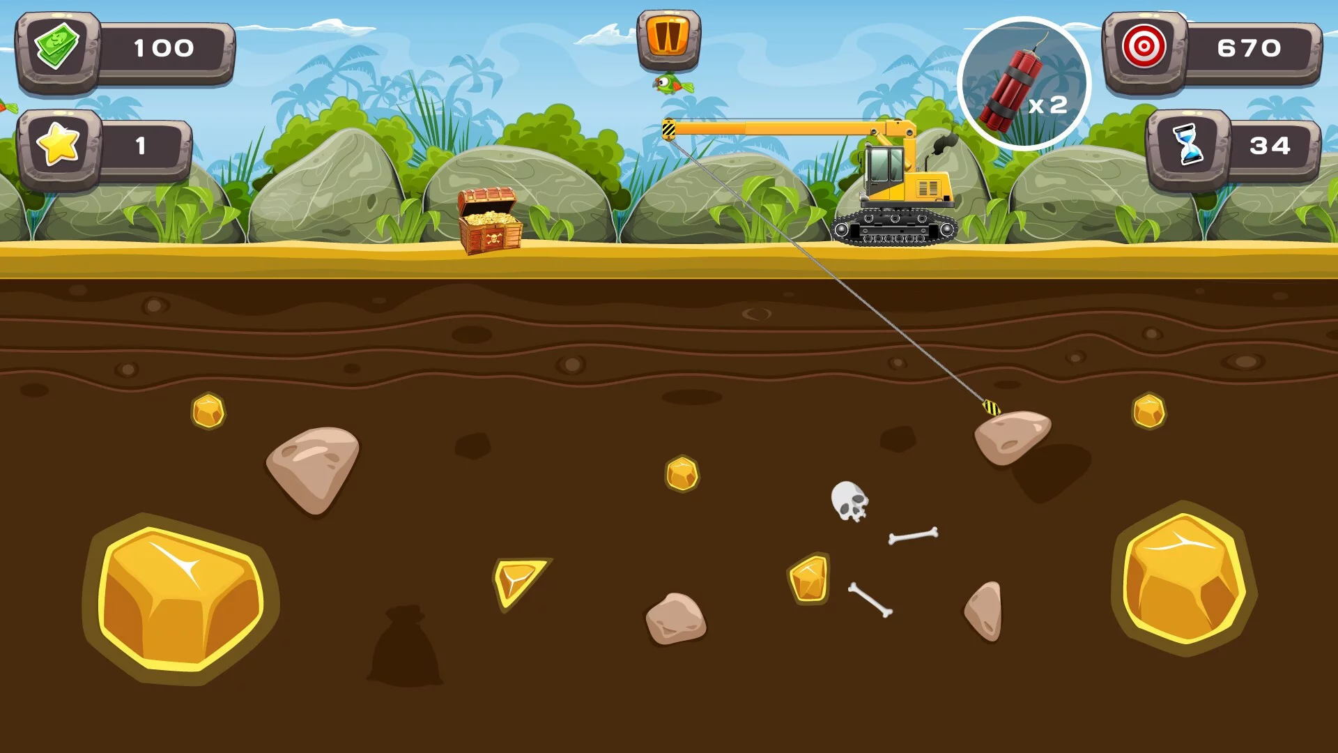 Изображение игры: Gold Miner