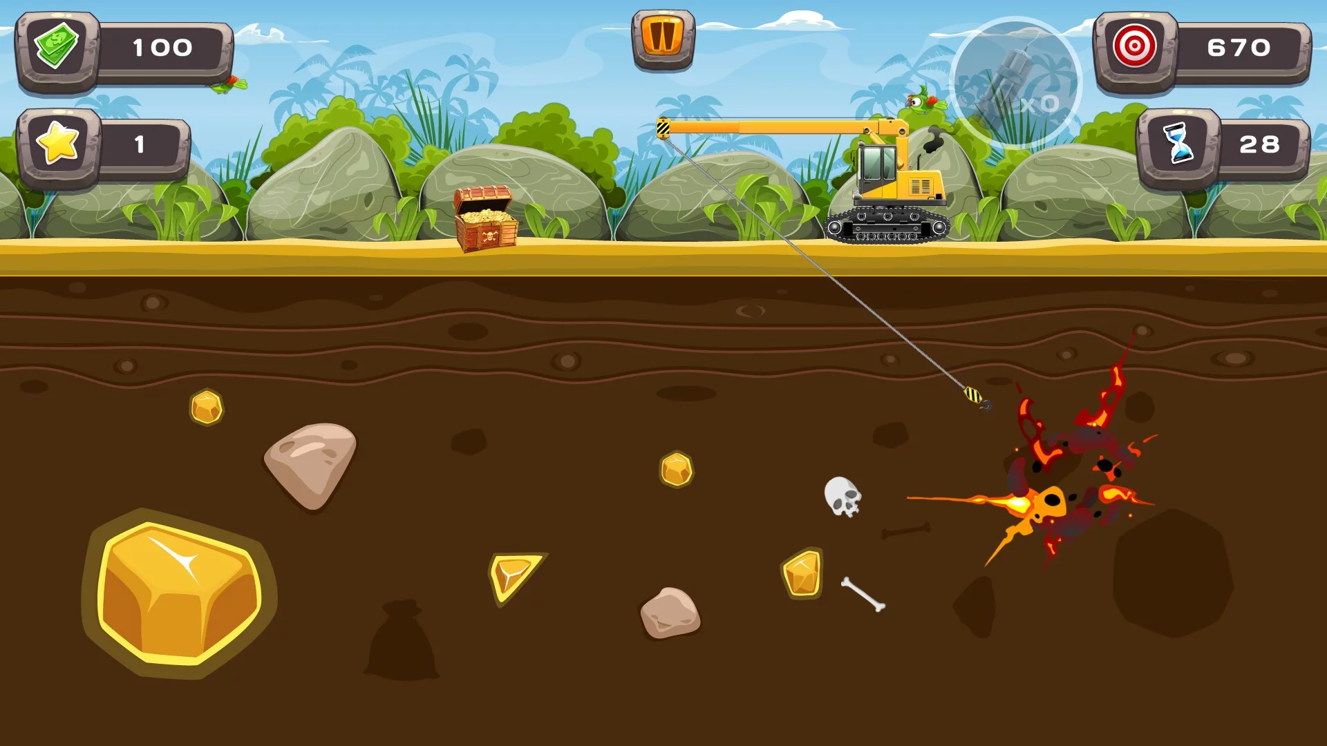 Изображение игры: Gold Miner