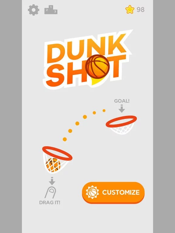 Изображение игры: Dunk Shot