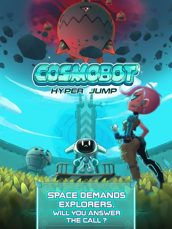 Изображение игры: Cosmobot – Hyper Jump