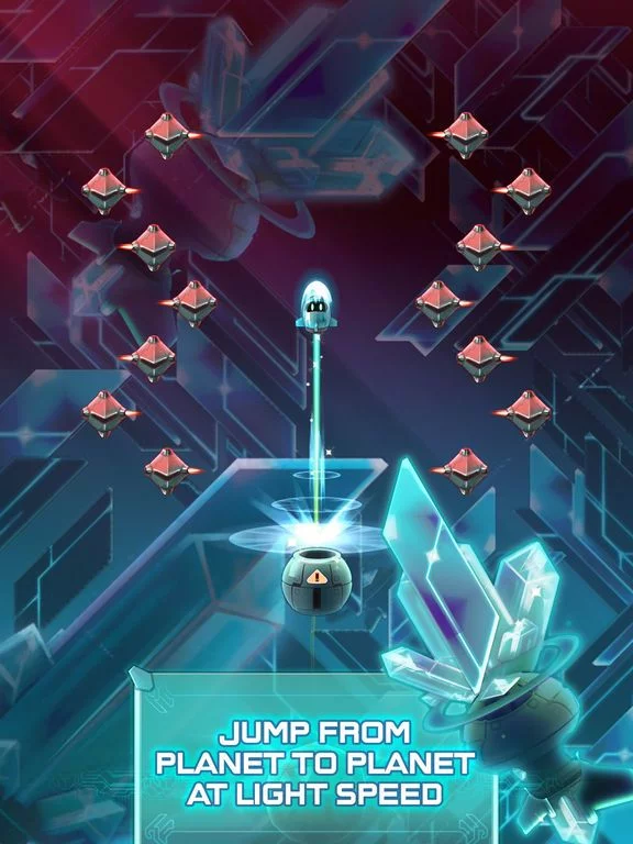 Изображение игры: Cosmobot – Hyper Jump