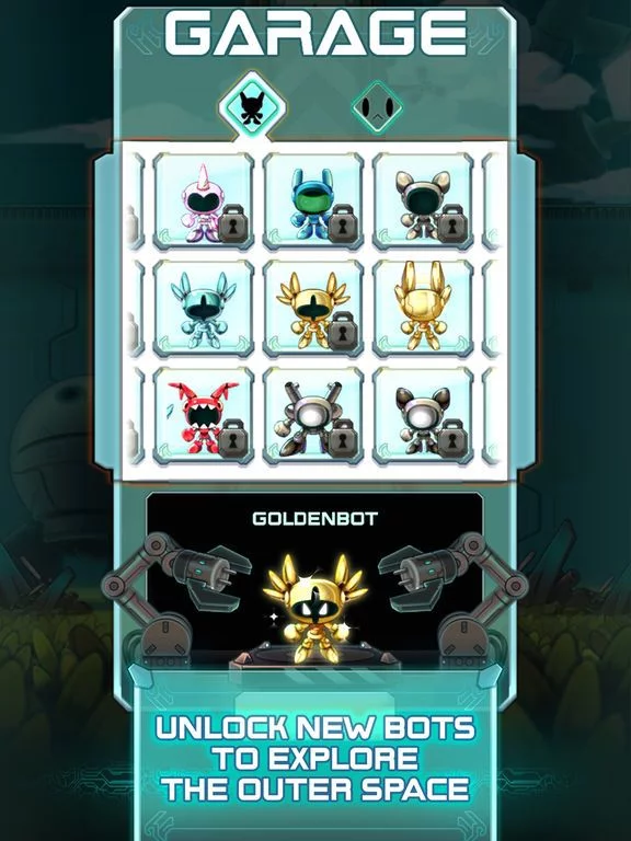 Изображение игры: Cosmobot – Hyper Jump