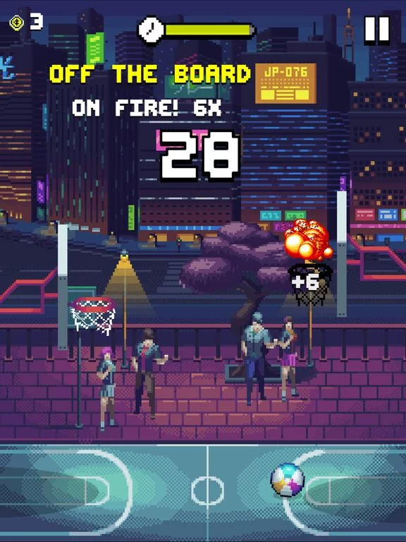 Изображение игры: Bouncy Hoops