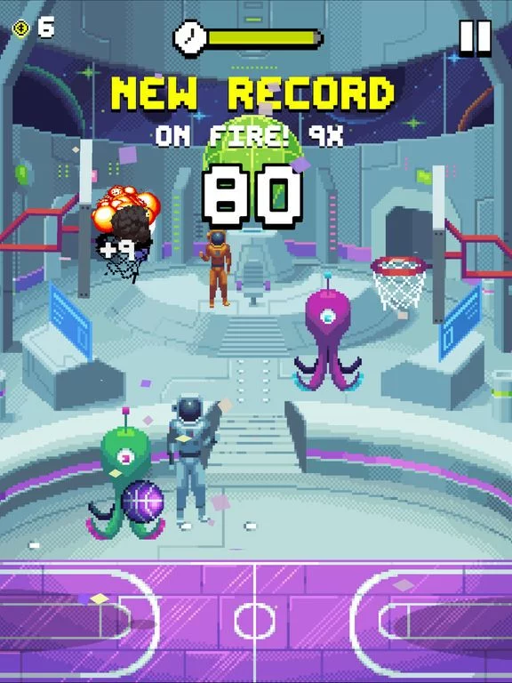 Изображение игры: Bouncy Hoops