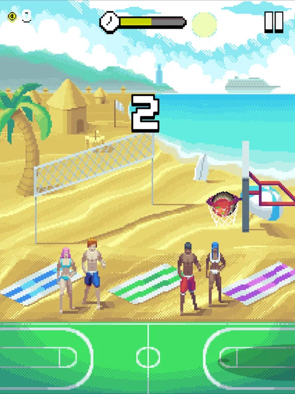 Изображение игры: Bouncy Hoops