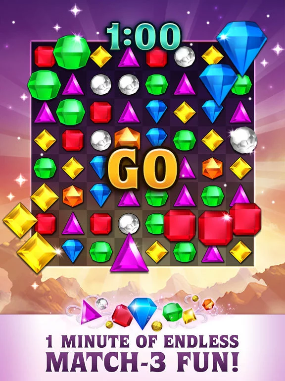 Изображение игры: Bejeweled Blitz
