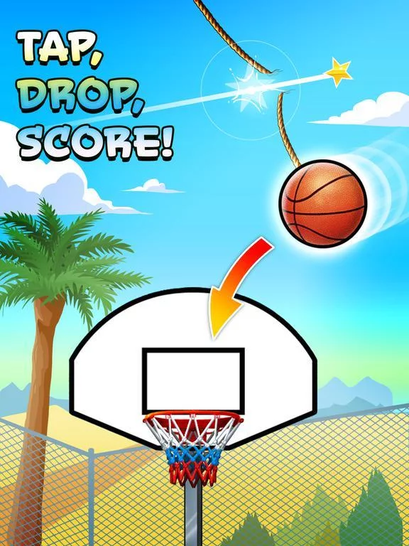 Изображение игры: Basket Fall