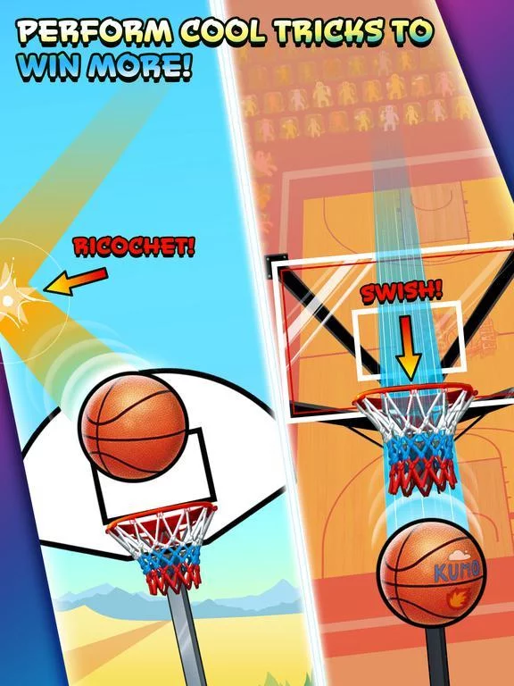 Изображение игры: Basket Fall