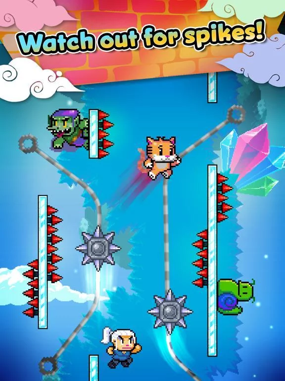 Изображение игры: Wall Kickers