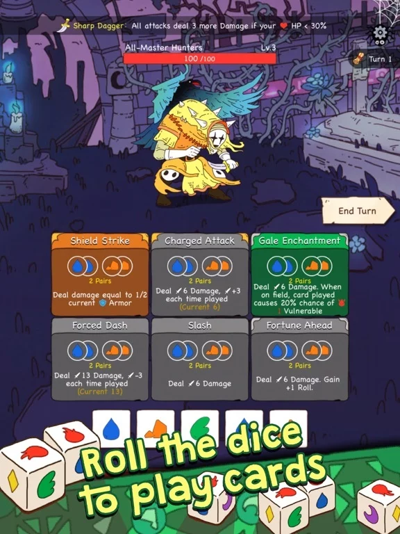 Изображение игры: Dicey Elementalist