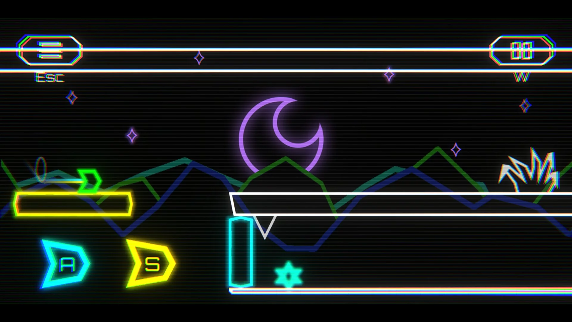 Изображение игры: Retrowave Rider
