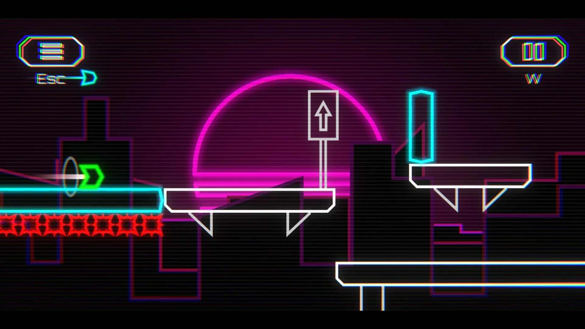 Изображение игры: Retrowave Rider