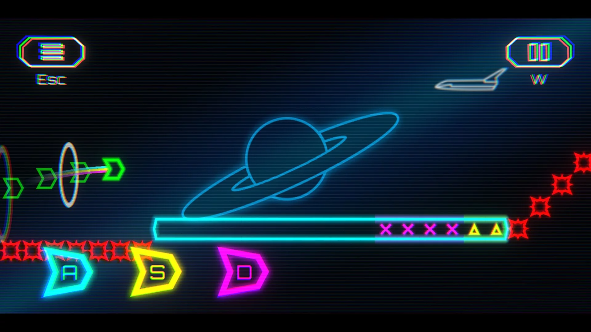 Изображение игры: Retrowave Rider