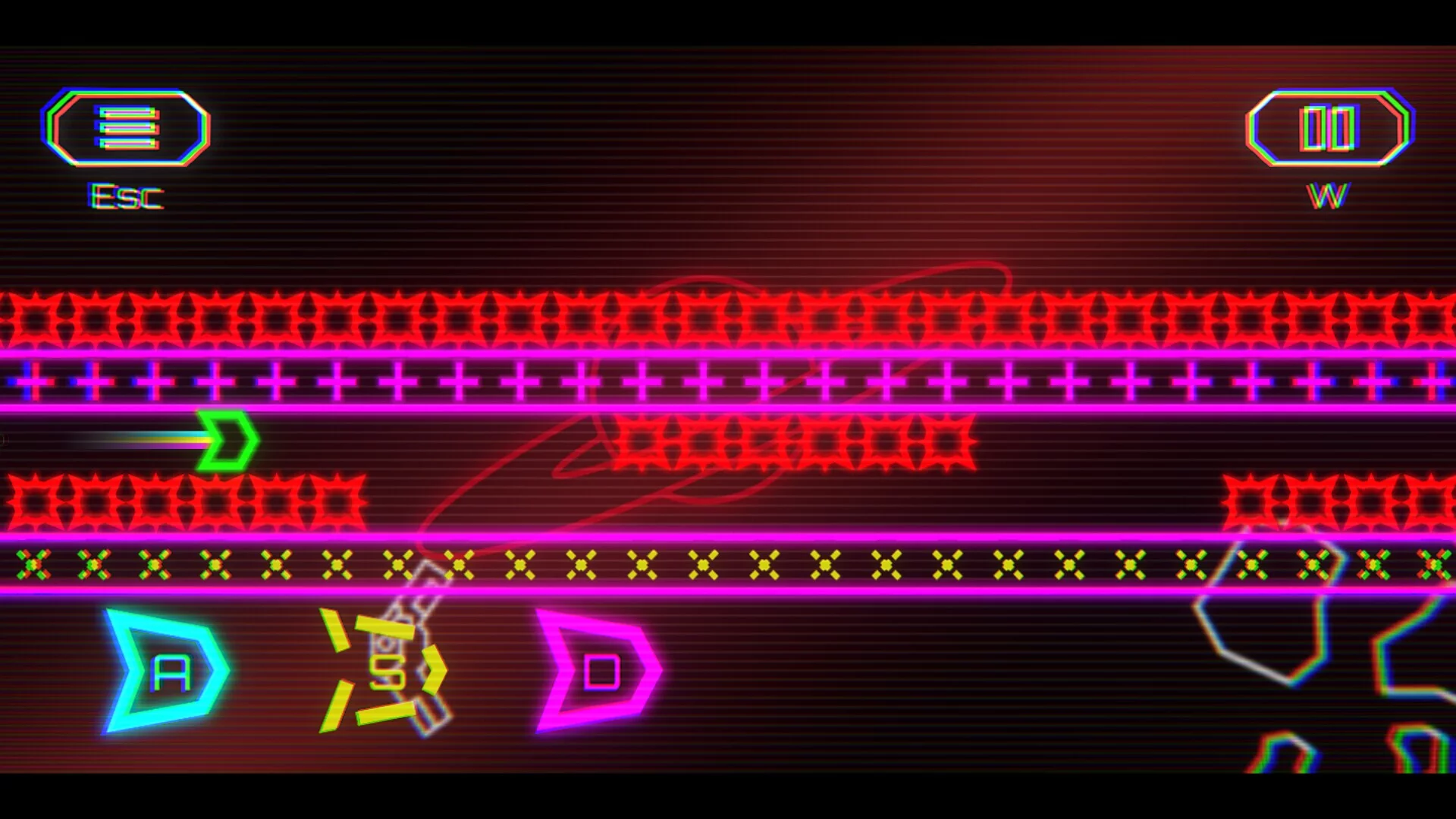 Изображение игры: Retrowave Rider