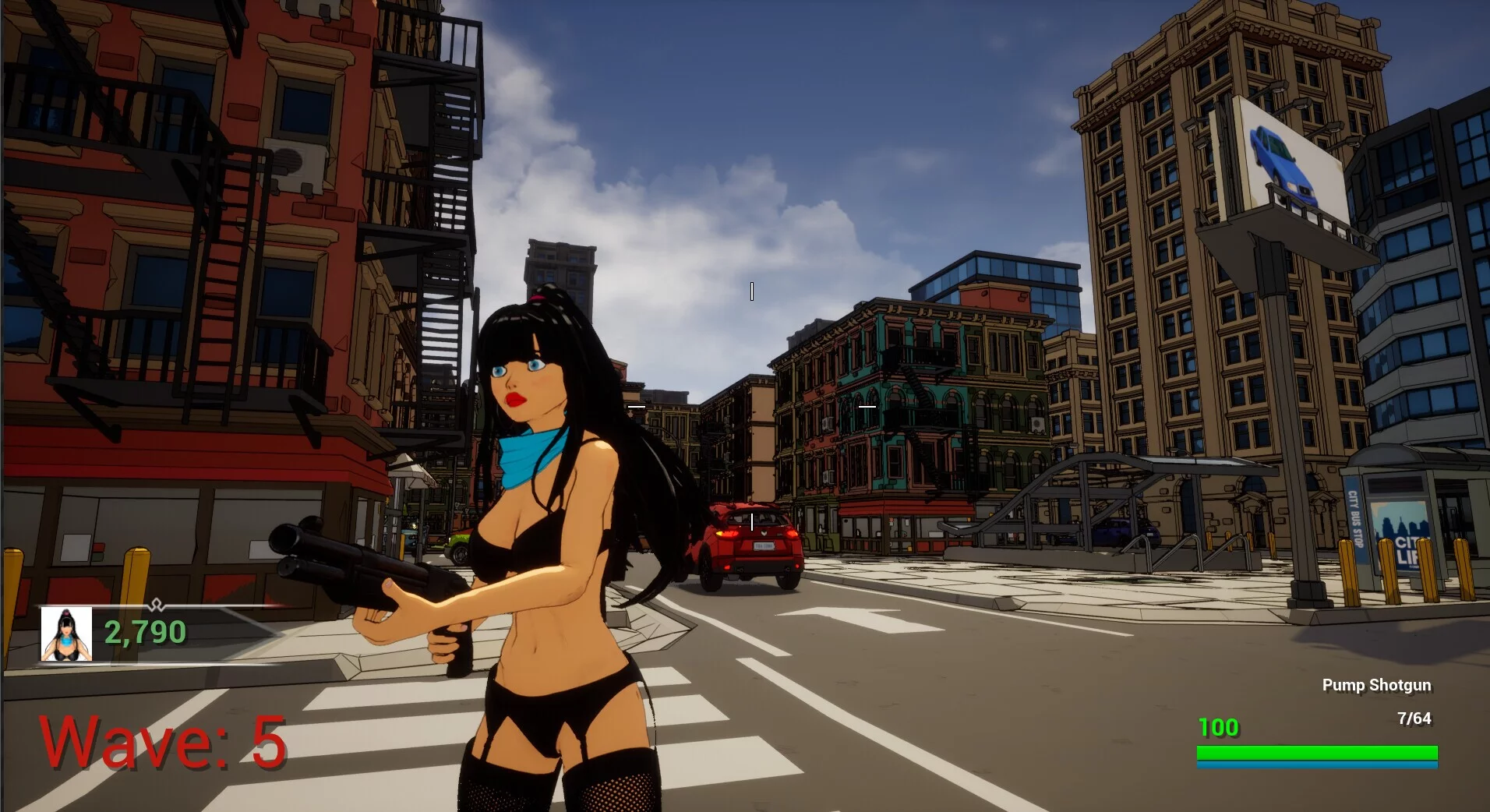 Изображение игры: Girls vs Zombies