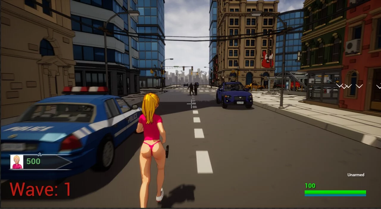 Изображение игры: Girls vs Zombies