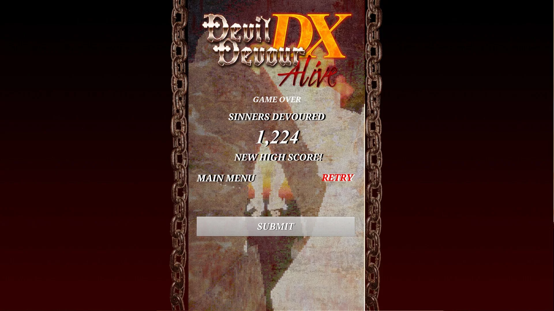 Изображение игры: DEVIL DEVOUR ALIVE DX