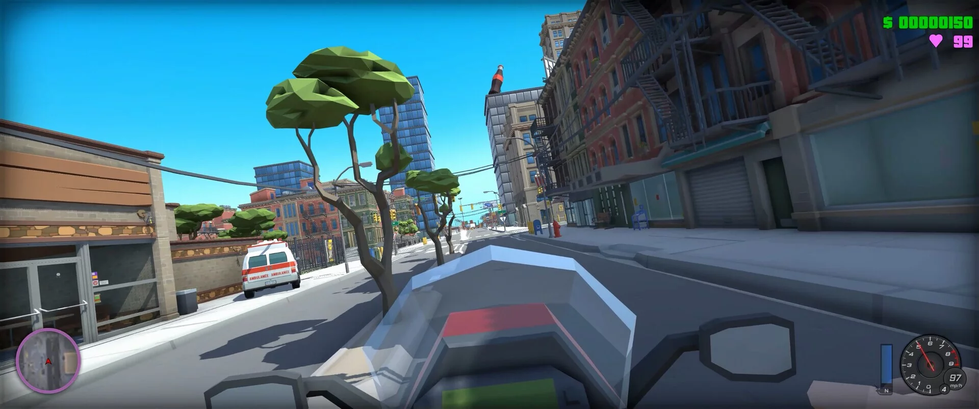 Изображение игры: Clown Theft Auto: Woke City
